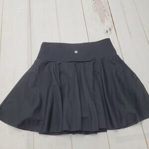 Halara everyday softlyzero airy pleated tennis skirt skort black active